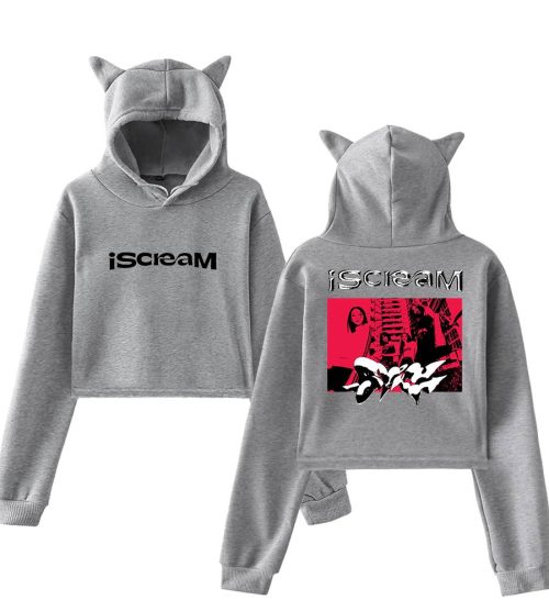 Aespa iScreaM Sway Cropped Hoodie