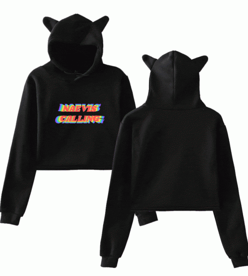 Aespa Naevis Calling Cropped Hoodie